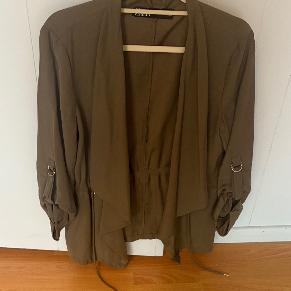 Zara Women's Khaki Utility Jacket